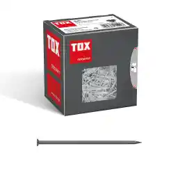 پینهای رزوهشده TOX 2.5×60 میلیمتر با سر فرو رفته برای اتصالات چوبی ساده و سطوح صاف، کاربرد جهانی در داخل و خارج از منزل، فولاد ساده، 400 گرم در جعبه، 063100108