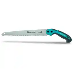 اره هرس GARDENA 300 P: اره دستی مقاوم در برابر خوردگی برای چوب، دندانه های دقیق برای برش های دقیق، با چشم آویزان و محافظ تیغه اره (8745-20)
