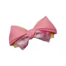 گیره مو طرح بهاری صورتی