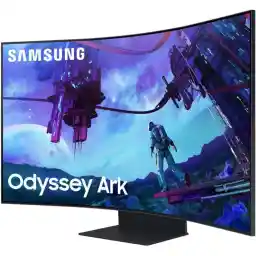 Samsung 55" Odyssey Ark 2nd Gen 4K UHD 1000R Curved Gaming Monitor, 165Hz, 1ms, 4 Input Multi View, Quantum Mini-LED, AMD FreeSync Premium Pro, HDR 10+, Height Adjustable Screen, LS55CG970NNXGO