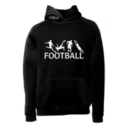 هودی ورزشی فوتبال فشن لاین FTBL 154 | مشکی/سفید