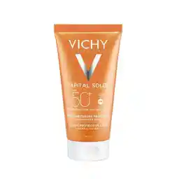 کرم ضدآفتاب بی رنگ ویشی spf 50 مدل velvety protective مناسب پوست های نرمال تا خشک حجم 50 میلی لیتر