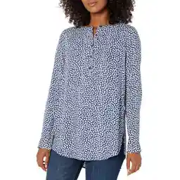 Amazon Essentials Women's Long-Sleeve Woven Blouse