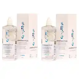 محلول شستشوی لنز شالکون مدل Universal Plus حجم 400 میلی لیتر مجموعه 2 عددی