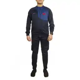 ست گرمکن شلوار مردانه فوتبال نایک طرح بارسلونا CD-0699 | سرمه ای