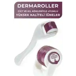Serap Çınar Cosmetics Dermaroller Beyaz Professional - Saç, Kaş, Sakal Serum Kullanıma Uygun Yeni Seri