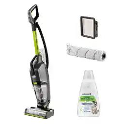 BISSELL CrossWave HydroSteam PET, Nat-droogstofzuiger met Kabel, Stofzuiger, Dweil & Droogt in één, Vacuum Cleaner met Stoomfunctie, Ideaal voor Huisdierbezitters, Multi-Surface Reiniging, 3517N