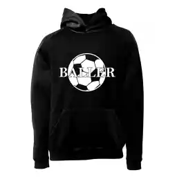 هودی ورزشی فوتبال فشن لاین FTBL 104 | مشکی/سفید