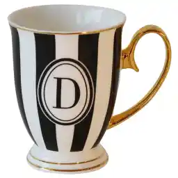 ماگ بامبی داک طرح راه راه مدل Letter D