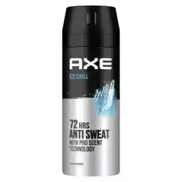 Axe Men Antiperspirant Deodorant Body Spray, with Pro Scent Technology, Ice Chill, 72H Sweat Protection, 150ml