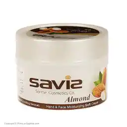 کرم مرطوب کننده ساویز مدل Almond وزن 180 گرم