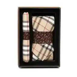 ست کراوات و دستمال جیب مردانه بربری مدل 80138181