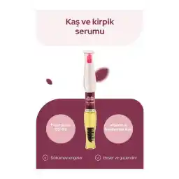 سرم و روغن مراقبت از مژه ابرو Belle Femme پروویتامین B5، B3، ویتامین A