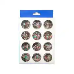 مجموعه دیزاین ناخن نوا طرح قلب مدل ND-08 بسته 12 عددی