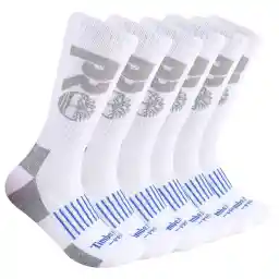 Timberland PRO mens 6-pack Crew Socks Crew Sock