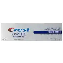خمیر دندان سفید کننده کرست سری 3D White Brilliance مدل Perfection حجم 75 میلی لیتر