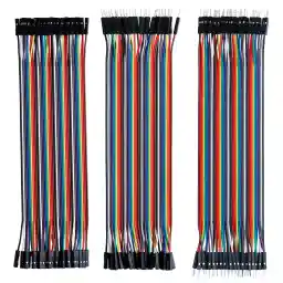 Elegoo 120 Stuks Multi Kleuren Dupont Draad 40pin Male naar Female, 40pin Male naar Male, 40pin Female naar Female Breadboard Jumper Draden Lintkabels Kit voor Arduino