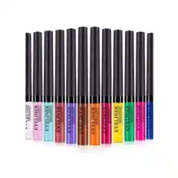 خط چشم مویی رنگی هندیان مجموعه 12 عددی