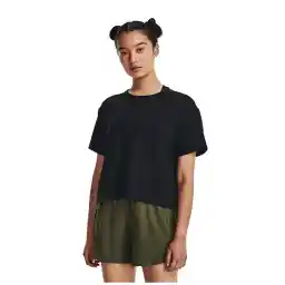 1379178-001 Motion SS Siyah Kadın Bisiklet Yaka Oversize T-Shirt