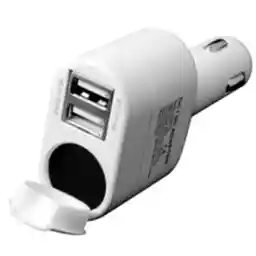 شارژر فندکی خودرو اینو اکس با 2 پورت USB و سوکت فندک ماشین