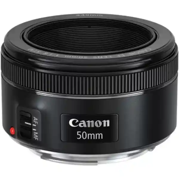لنز دوربین کانن مدل EF 50mm F/1.8 STM با لوازم جانبی