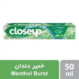 خمیر دندان سفیدکننده کلوس آپ مدل نعناعی حجم 50 میلی لیتر