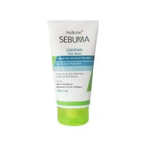 ژل شستشوی صورت آردن سری Sebuma مدل LIQUIPAIN مناسب پوست های چرب و جوش دار حجم 150 میلی لیتر