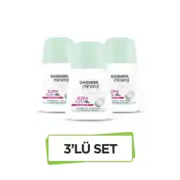 دئودورانت 3'lü گارنیر Mineral Ultra Kuru Roll-On
