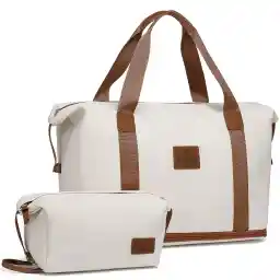 imiomo Travel Gym Duffel Bag - Weekender Bags for Women, Large Tote Overnight Bag, Sports Shoulder Hospital Bag