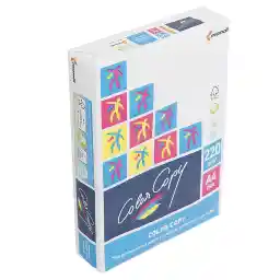 کاغذ 220 گرمی کالر کپی سایز A4 - بسته 250 عددی