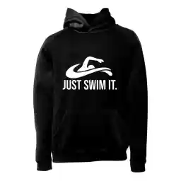 هودی ورزشی شنا فشن لاین SWM 55 | مشکی/سفید