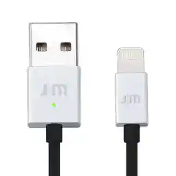 کابل تبدیل USB به لایتنینگ جاست موبایل مدل Alucable LED طول 1 متر