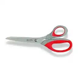 Adel Ofis Makası, Orta Boy, Paslanmaz Çelik Bıçak, Ergonomik Tutma Sapı, Asorti Renk, Ev ve Ofis Kullanımı