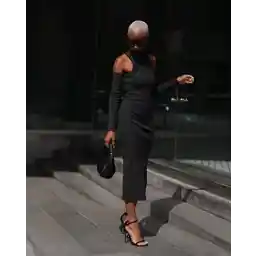 لباس شانه ای مشکی زنانه The Drop توسط @signedblake