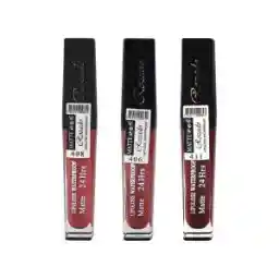 ست رژ لب مایع مات رزادو کد 21 مجموعه 3 عددی