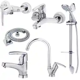 ست شیرآلات دزلی مدل تنسو مجموعه 6 عددی