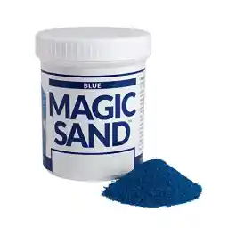 Steve Spangler Science Magic Sand، 227 گرم، آبی – شن بازی رنگی که هرگز خیس نمی شود، فعالیت هیجان انگیز STEM، یادگیری و آموزش در مورد مولکول های آب برای استفاده در خانه و کلاس درس