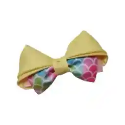 گیره مو طرح بهاری زرد