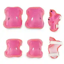 ست لوازم ایمنی اسکیت رجال RJL | صورتی