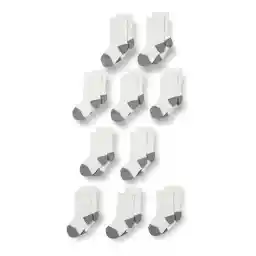 Amazon Essentials Unisex Kids and Toddlers' Cotton Crew Socks, 10 Pairs