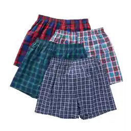 Fruit of the Loom Men's Premium Woven Boxer (4 Pack)