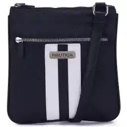 Nautica womens Lakeside Signature Jaquard North South Crossbody Bag Cross Body (pack of 1)
