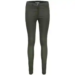 شلوار زنانه کتان پاورکش لول جذب یشمی مدل 128