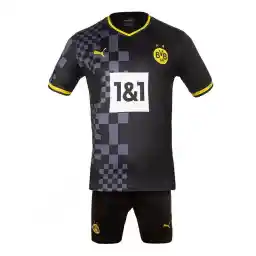 ست پیراهن شورت فوتبال دوم دورتموند پوما | مشکی/زرد