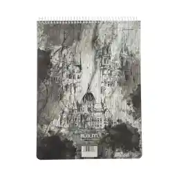 دفتر شطرنجی 100 برگ سم طرح عمارت