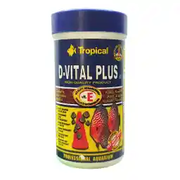 غذا ماهی تروپیکال مدل d-vital plus کد 7D وزن 25 گرم