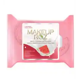 دستمال مرطوب آرایش پاک کن حاوی عصاره هندوانه مناسب پوست های نرمال بسته 25 عددی | میکاپ رز