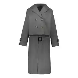 ست کت و رویه زنانه مون سا مدل 9286 رنگ طوسی