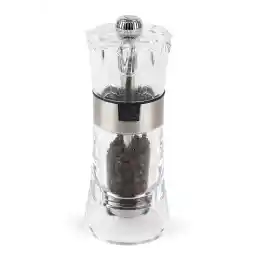 آسیاب فلفل پژو اسلو، آسیاب دستی، کلاسیک، رنگ: شفاف/استیل ضد زنگ، اندازه: 14 سانتی متر، جنس: اکریلیک/استیل ضد زنگ، 34559