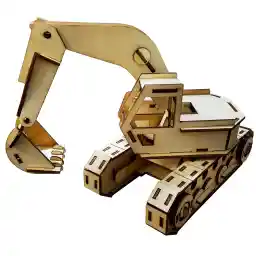 پازل چوبی سه بعدی برتاریو مدل بیل مکانیکی